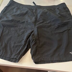 The North Face dark gray Logo Shorts